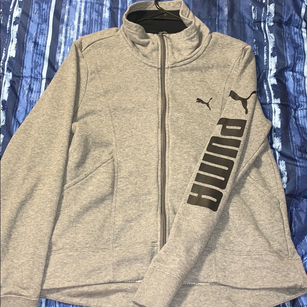 Puma zip-up sweatshirt